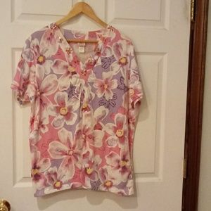 ADRIAN DILAFIELD. XL. BLING BLOOMS TOP